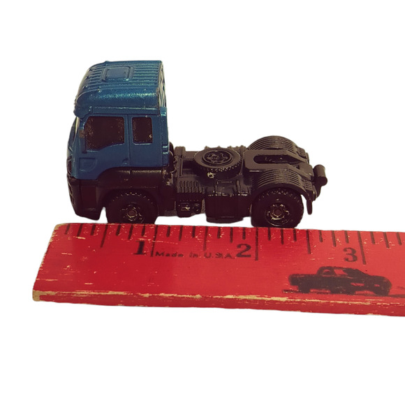 Matchbox 2013 Ford Cargo Truck Cab MBX Service Blue Black 1:64 Diecast Vehicle - Picture 7 of 10